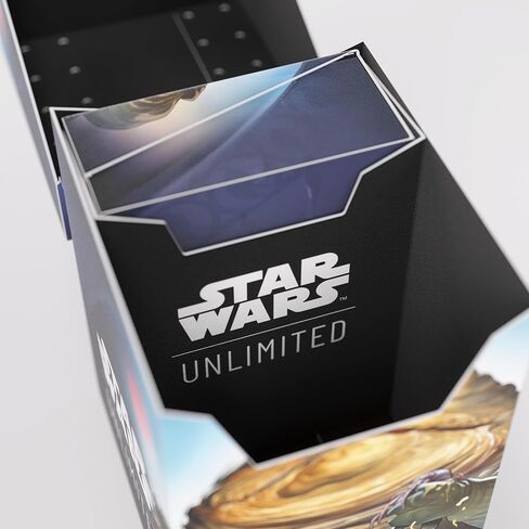 Asmodee Star Wars: Unlimited Soft Crate - Full-Color Printed & Officially Licensed Durable Deck Box, Holds 60 Double-Sleeved Cards, Perfect for TCGs and LCGs, Design in Saudi Arabia