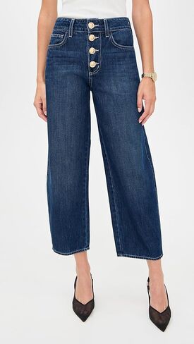 L'AGENCE Women's Liora Wide Leg Jeans in Saudi Arabia