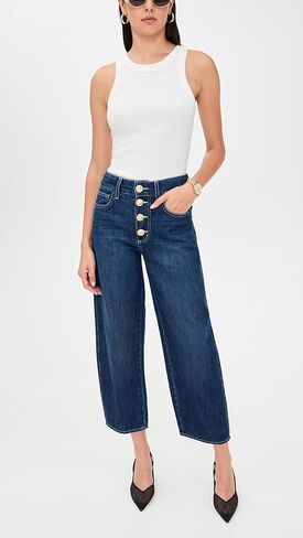 L'AGENCE Women's Liora Wide Leg Jeans in Saudi Arabia
