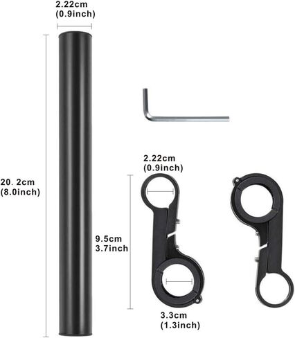 Tinke Handlebar Extender Bicycle Aluminum Alloy Bracket Extension Double Handlebar Extension Mount Holder Use for XIAOMI M365 Ninebot ES1 ES2 and Mountain Bicycle in Saudi Arabia