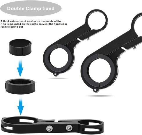 Tinke Handlebar Extender Bicycle Aluminum Alloy Bracket Extension Double Handlebar Extension Mount Holder Use for XIAOMI M365 Ninebot ES1 ES2 and Mountain Bicycle in Saudi Arabia
