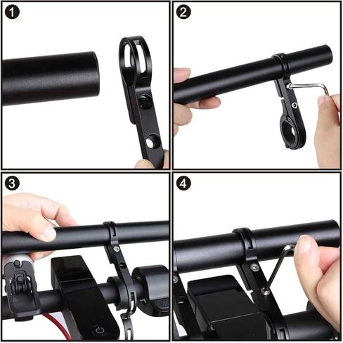 Tinke Handlebar Extender Bicycle Aluminum Alloy Bracket Extension Double Handlebar Extension Mount Holder Use for XIAOMI M365 Ninebot ES1 ES2 and Mountain Bicycle in Saudi Arabia