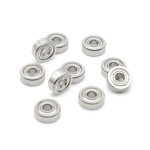 S606ZZ 6X17X6mm محامل كروية من الفولاذ المقاوم للصدأ محمية AISI440C 10 قطع in Kuwait