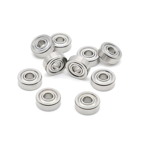 S606ZZ 6X17X6mm محامل كروية من الفولاذ المقاوم للصدأ محمية AISI440C 10 قطع in Kuwait