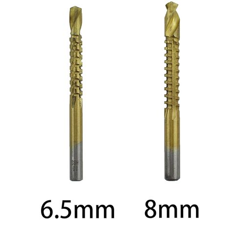 TAODAN 6PCS 3-8mm Gold HSS Serrated Side Cutting Drill Bits Woodworking Tools Set Suitable for Wood Metal Plastics in Saudi Arabia
