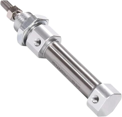 Stainless Steel mini Cylinder MI12X10/15/20/25/50/75/100/125/150SU Flat Tail(MI12X25SU) in Saudi Arabia