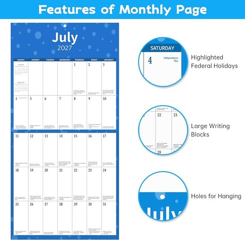 2026 Calendar - 13 Month Funny Jokes Calendar JAN 2026 - JAN 2027, Wall Calendars Large Blocks, 2026 Calendars Wall for Office School Home, White Elephant Gag Gift for Him or Her, 12" x 24"(open) Funny Gifts in Saudi Arabia