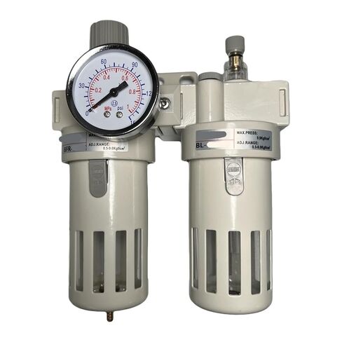 White Plastic Spray Oil-Water Separator BFC2000/3000/4000 Pressure regulating Filter Pneumatic Double-Piece triplex(3/8 inch) in Saudi Arabia