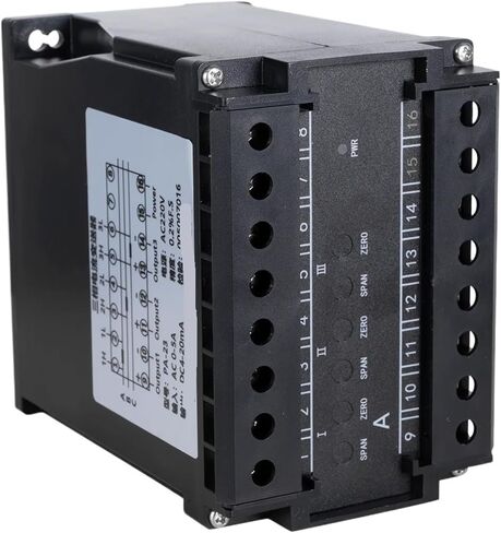 AC 3 Phase Current Transmitter 4-20ma 0-5v 0-10v 0-5A Three Phase Ampere Sensor Converter(AC 0-1A_DC 0-5V) in Saudi Arabia