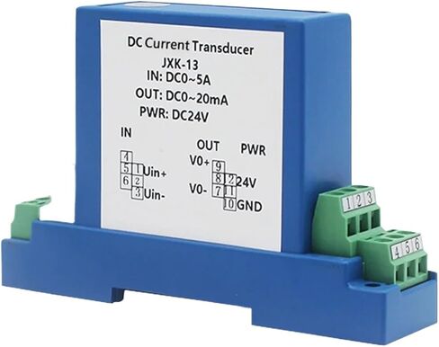 محول التيار المتناوب/تيار مستمر 0-20A إلى 0 10 فولت 0 5 فولت 4 20ma 1 في 1 خارج DC24V جهاز إرسال مُستشعر الحالي (INDC0-1A_OUT1-5V) in Kuwait