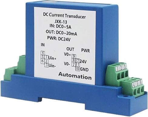 محول التيار المتناوب/تيار مستمر 0-20A إلى 0 10 فولت 0 5 فولت 4 20ma 1 في 1 خارج DC24V جهاز إرسال مُستشعر الحالي (INDC0-1A_OUT1-5V) in Kuwait