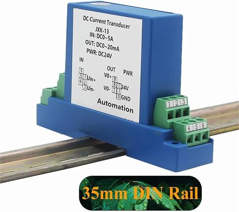 محول التيار المتناوب/تيار مستمر 0-20A إلى 0 10 فولت 0 5 فولت 4 20ma 1 في 1 خارج DC24V جهاز إرسال مُستشعر الحالي (INDC0-1A_OUT1-5V) in Kuwait
