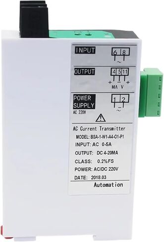 AC 5ma 10ma 20ma Current Transmitter Analog Output 4-20ma 0-5v AC Din Rail Current Sensor Transducer DC24V(DC24V,0-10A Input_DC 4-20MA) in Saudi Arabia