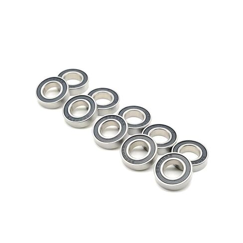 الكروم الصلب 6702RS 15X21X4mm تحمل 61702 6702 63702 الكرات مع ختم مطاطي أسود 10 قطعة in Saudi Arabia