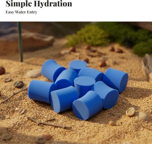 10Pcs ANT Farm Plugs ANT Farm Test Tube Sponge Plug Tool Accessories Test Tube Plug Feeding Blue 15mm 18mm Stopper ANT Habitat, Diameter 15mm in Kuwait