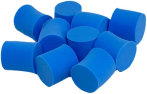 10Pcs ANT Farm Plugs ANT Farm Test Tube Sponge Plug Tool Accessories Test Tube Plug Feeding Blue 15mm 18mm Stopper ANT Habitat, Diameter 15mm in Kuwait