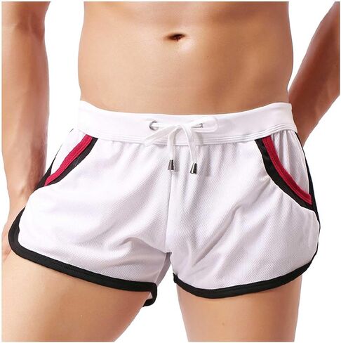 Mens Running Shorts with Pockets Running Shorts Lightweight Quick Dry Gym Workout Athletic Short for Men Gym Gifts S-4XL in Saudi Arabia