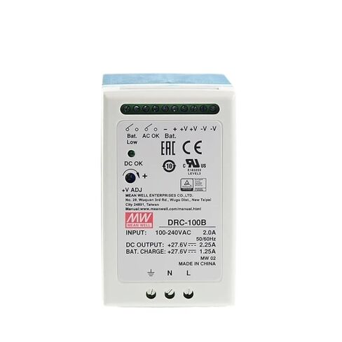 DRC-100B 96.6W Single Output with Battery Charger (UPS Function) DRC-100 27.6V/2.25A 27.6V/1.25A in Saudi Arabia