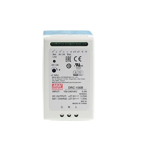 DRC-100B 96.6W Single Output with Battery Charger (UPS Function) DRC-100 27.6V/2.25A 27.6V/1.25A in Saudi Arabia