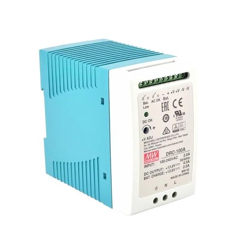 DRC-100B 96.6W Single Output with Battery Charger (UPS Function) DRC-100 27.6V/2.25A 27.6V/1.25A in Saudi Arabia