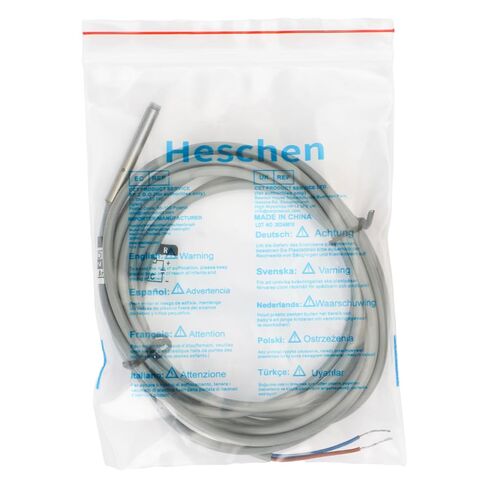 مفتاح مستشعر القرب الحثي Heschen M4 LJ4A3-1.5-Z/EX، مسافة استشعار 1.5 مم، 10-30VDC 100mA مفتوح عادة (NO) كاشف سلكين مع كابل طويل 200 سم (78 بوصة) in Saudi Arabia