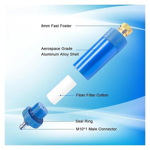300bar 4500psi PCP مرشح مضخة يدوية مع مرشح خيط القطن فاصل الزيت والماء موصل سريع لتنقية الهواء in Saudi Arabia