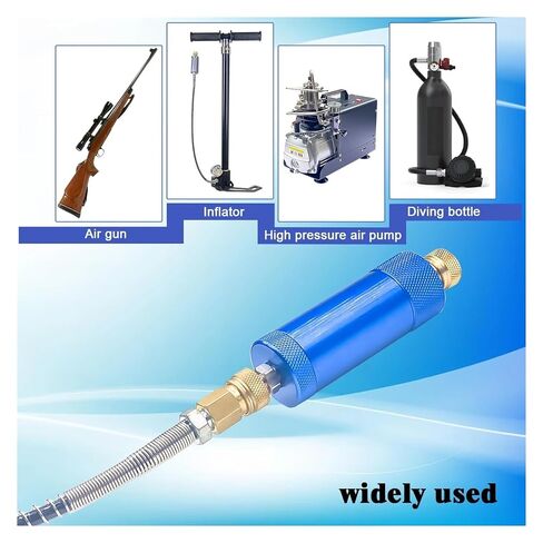 300bar 4500psi PCP مرشح مضخة يدوية مع مرشح خيط القطن فاصل الزيت والماء موصل سريع لتنقية الهواء in Saudi Arabia