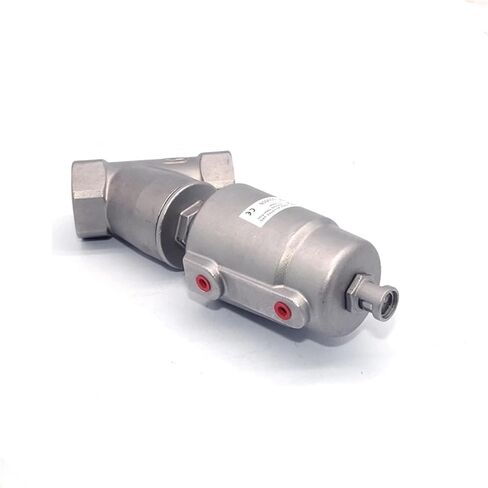 1/2 3/4 1 Inch 316 Stainless Steel Pneumatic Seat Valve 16bar For Steam Gas Oil Normally Closed 1Pcs(1/2",Double acting SS316) in Saudi Arabia