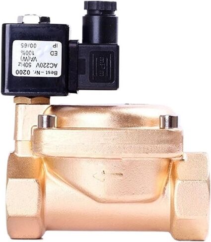 1-1/4 Inch High Pressure Normally Closed Brass Solenoid Valve With DIN Coil 1Pcs(0927500-VITON,240VAC) in Saudi Arabia