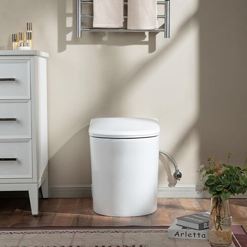 WOODBRIDGE GT100 Smart Toilet,Auto Open/Close Lid, Foot Sensor,Auto Flush, Heated Seat & Fragrance System, ADA Height, Easy Installation, without Bidet in Saudi Arabia
