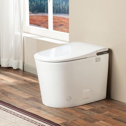 WOODBRIDGE GT100 Smart Toilet,Auto Open/Close Lid, Foot Sensor,Auto Flush, Heated Seat & Fragrance System, ADA Height, Easy Installation, without Bidet in Saudi Arabia