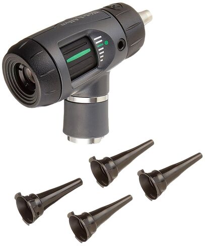 Welch Allyn 23810-L MacroView 3.5V SureColor LED منظار الأذن من الألياف الضوئية مع منظار أذن قابل لإعادة الاستخدام، مقبض الطاقة غير متضمن in Saudi Arabia