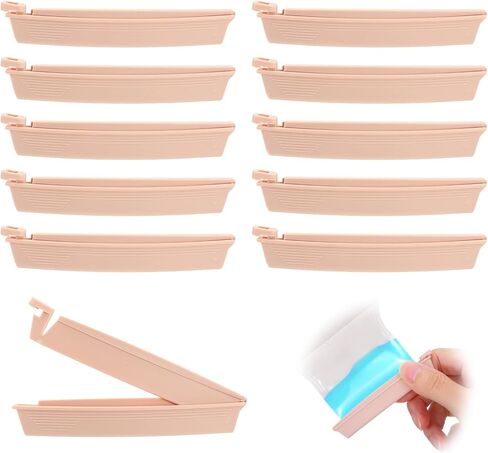 Andibro 10 PCS Ostomy Bag Clips, Colostomy Supplies, Leak-Proof Tail Closure, Colostomis Sealing Clips, Reusable for Colostomy Bags, Leak- Proof Sealing Bars in Saudi Arabia