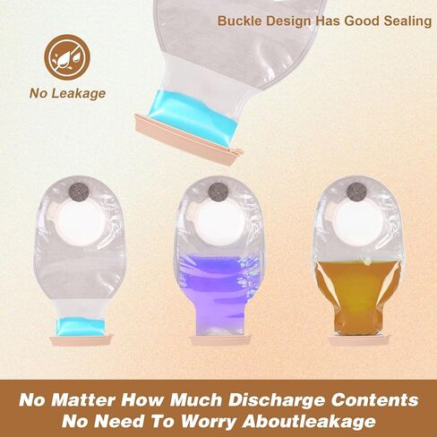 Andibro 10 PCS Ostomy Bag Clips, Colostomy Supplies, Leak-Proof Tail Closure, Colostomis Sealing Clips, Reusable for Colostomy Bags, Leak- Proof Sealing Bars in Saudi Arabia