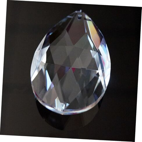 Toyvian 2pcs Crystal Prisms Chandelier Crystal Pendants for Light Lamp and Decor in Saudi Arabia