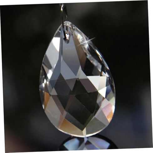 Toyvian 2pcs Crystal Prisms Chandelier Crystal Pendants for Light Lamp and Decor in Saudi Arabia