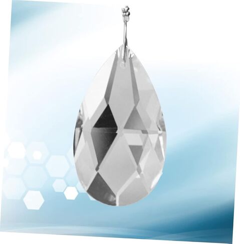Toyvian 2pcs Crystal Prisms Chandelier Crystal Pendants for Light Lamp and Decor in Saudi Arabia