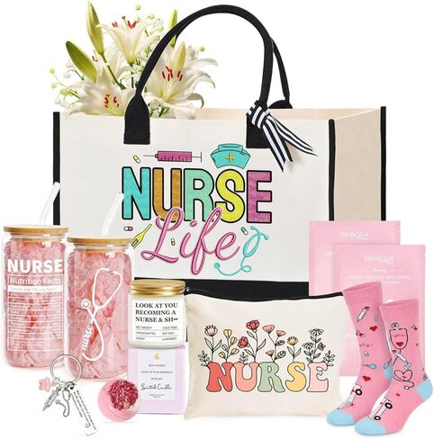 Nurse Gifts Nurse Appreciation Gift Set for Women, Nurse Graduation Gift for Women, Birthday Gift for Nurses Week, Nurse Practitioner Gifts in Saudi Arabia