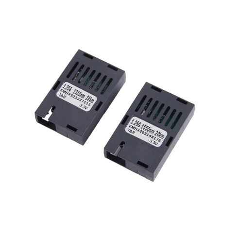 زوج واحد من وحدة الألياف الضوئية 1.25G 1*9 1000M Gigabit SC UPC وضع واحد 1310nm/1550nm A+B Set(20KM) in Kuwait