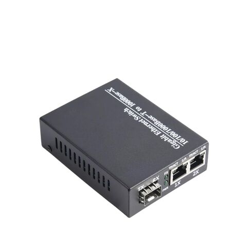 Gigabit SFP Media Converter 1 SFP to 1/2/4/8 RJ45 Transceiver Module 10/100/1000M Fiber Optic Switch(1 SFP to 2 RJ45) in Saudi Arabia