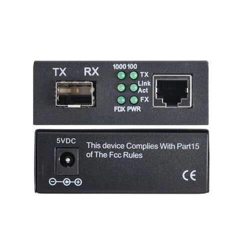 Gigabit SFP Media Converter 1 SFP to 1/2/4/8 RJ45 Transceiver Module 10/100/1000M Fiber Optic Switch(1 SFP to 2 RJ45) in Saudi Arabia