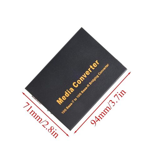 10G SFP Media Converter 1 SFP to 1 RJ45 Transceiver 10Gbps Fiber Optic Switch(2PCS) in Saudi Arabia