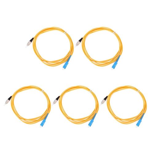 Tyenaza 5PCS Fiber Jumper SC FC Single Mode Core Fiber Optic Cable for Network Transmission in Saudi Arabia