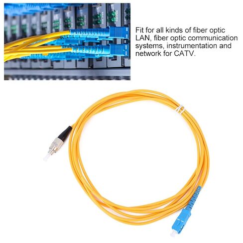 Tyenaza 5PCS Fiber Jumper SC FC Single Mode Core Fiber Optic Cable for Network Transmission in Saudi Arabia