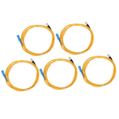 Tyenaza 5PCS Fiber Jumper SC FC Single Mode Core Fiber Optic Cable for Network Transmission in Saudi Arabia