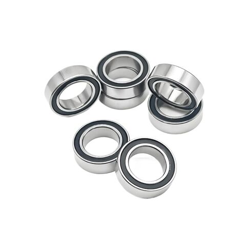 5 قطعة 63802RS 15X24X7mm الكرات صف مزدوج تعليق محور إصلاح أجزاء 63802 2RS تحمل in Kuwait