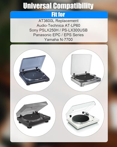 خرطوشة مغناطيسية AT-3600L تناسب بايونير PLX-1000 PL-518 PL-530 PL-A35 PLX-500 PL-560 PL-200 PL-516 PL-255 PL-200X XL-A700 PL-A45D، استبدال خرطوشة القرص الدوار لمشغل التسجيل غطاء رأس أسود in Kuwait
