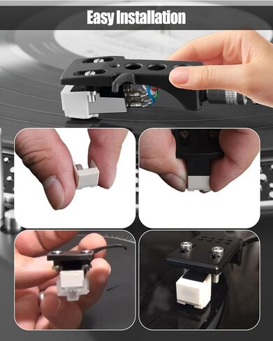 خرطوشة مغناطيسية AT-3600L تناسب بايونير PLX-1000 PL-518 PL-530 PL-A35 PLX-500 PL-560 PL-200 PL-516 PL-255 PL-200X XL-A700 PL-A45D، استبدال خرطوشة القرص الدوار لمشغل التسجيل غطاء رأس أسود in Kuwait