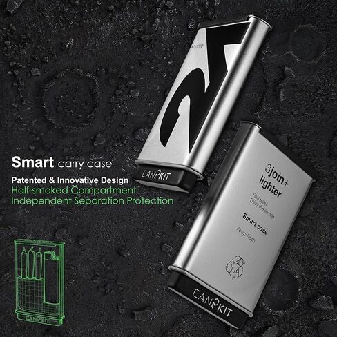 Portable Ashtray with Carry Case,Cigarette Ashtray for Outside Patio,Outdoor,Travel (1 Pack) in Saudi Arabia