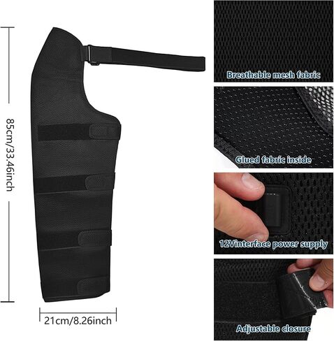 Leg Heating Pad Massager, Heating Pad for Legs, Heating Pads for Legs and Calf Heating Pad for Better Circulation, Pain Relief, Adjustable Size in Saudi Arabia